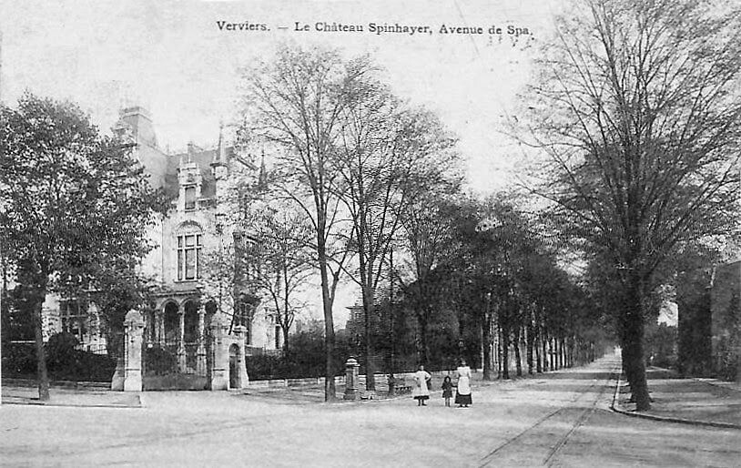 Coin Av de Spa/ Rue Spinhayer - Château Spinhayer