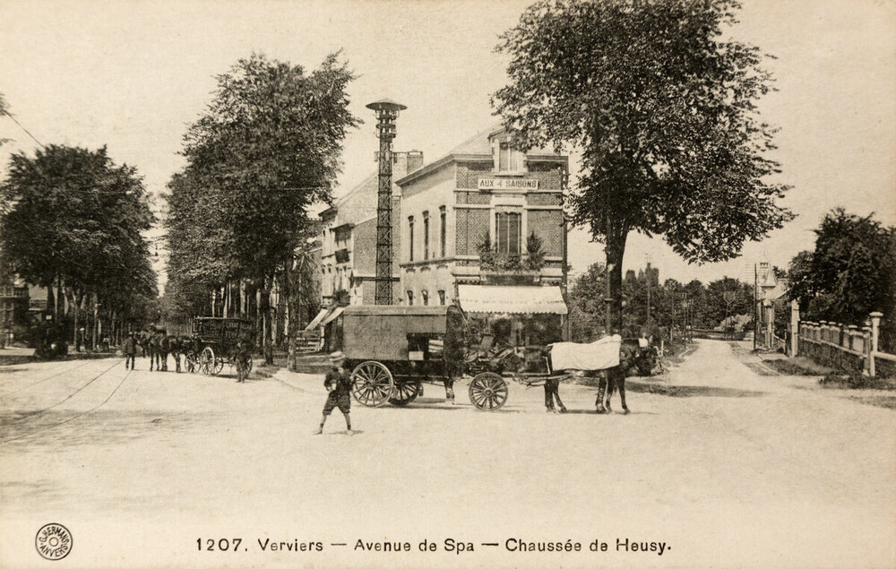 Coin Av. de Spa/ Ch. de Theux - Café des 4 Saisons