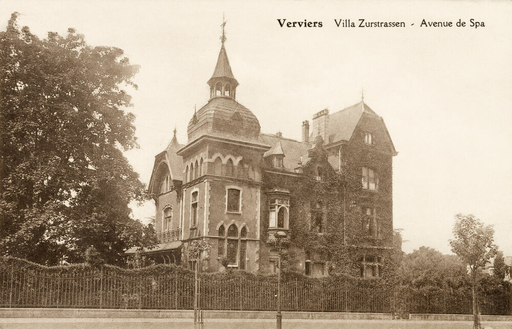 Coin Av.de Spa/ Av. Hanlet - Villa Chapuis puis Zurstrassen