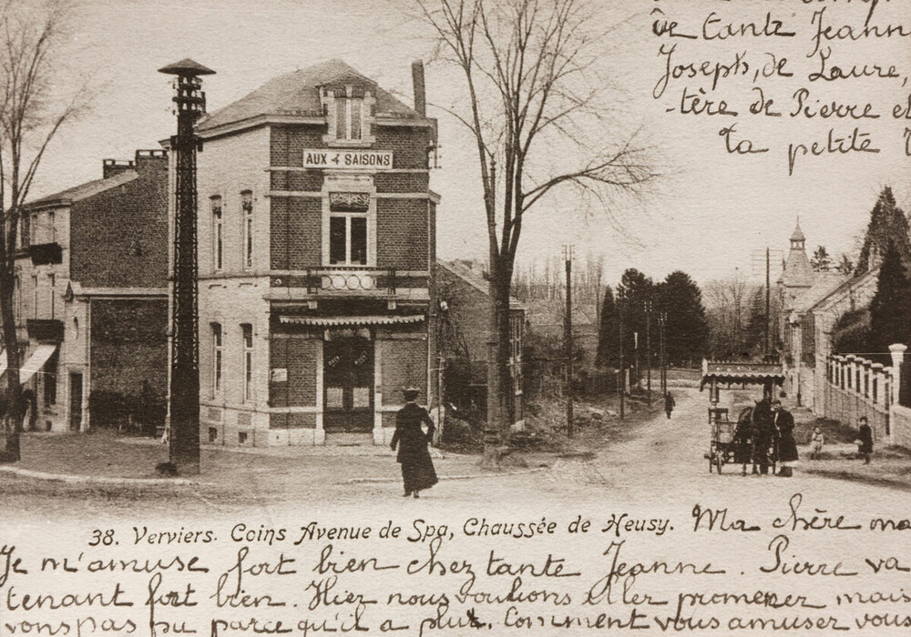 Coin Ch. de Theux/ Av. de Spa - Café 4 Saisons