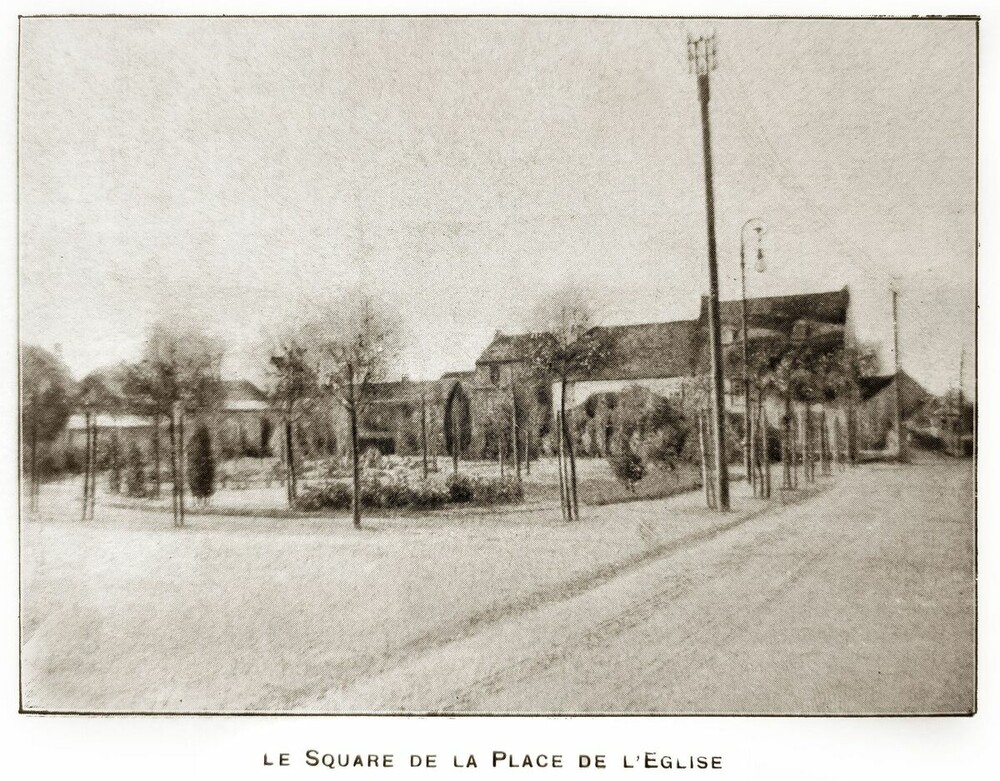 Place de l'église avant guerre 14-18