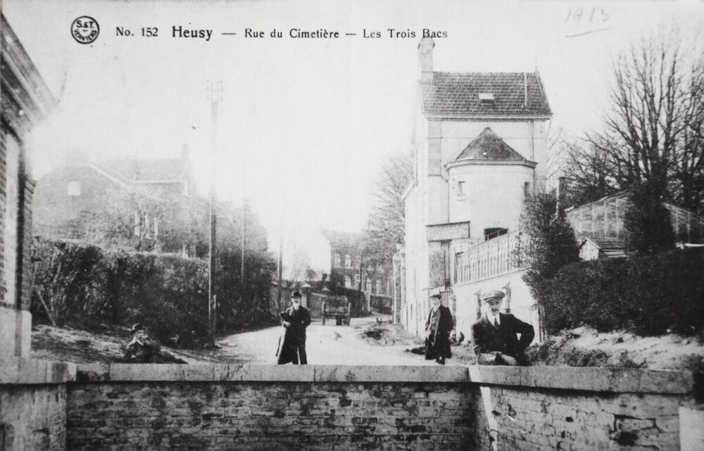 Rue Hodiamont Vue montante prise au niveau de la Fontaine des 3 Bacs